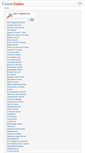 Mobile Screenshot of cancerindex.org